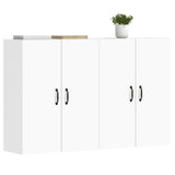 Wall Mounted Cabinets 2 pcs White Engineered Wood 3197881