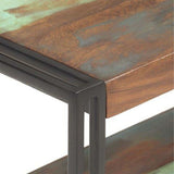 TV Cabinet Mixed colour finish Solid reclaimed wood, Iron 320793