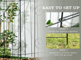 8PCs Decorative Garden Fencing, Rustproof Metal Wire Picket Fence Panels, Landscape Flower Bed T3398P317733