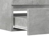 Sink Cabinet Concrete Grey 100x38.5x45 cm Engineered Wood 856251