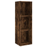 Book Cabinet/TV Cabinet Smoked Oak 36x30x114 cm Engineered Wood 826655
