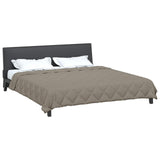 Full Year Duvet Light Grey 240 x 260 cm Microfiber 42025631