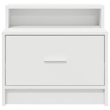 ZNTS Bedside Cabinets with Drawer 2 pcs White 51x31x47 cm 858669