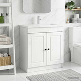 Bathroom under Sink Cabinet White 78.5 x 37.5 x 81 cm 890074