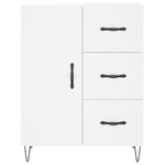 Highboard White 69.5x34x180 cm Engineered Wood 3199841