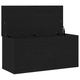 Storage Box Black oak 100 x 42 x 46 cm Engineered Wood 862293