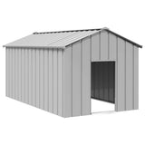 Dog House with Roof 114x202x101 cm Galvanised Steel 4100922