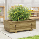 Garden Planter 70x40x26.5 cm Impregnated Wood Pine 847332