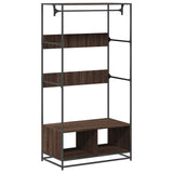 Wardrobe Brown Oak 90x50x180 cm Engineered Wood 849298