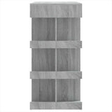 Bar Table with Storage Rack Grey Sonoma 100x50x101.5 cm 812961