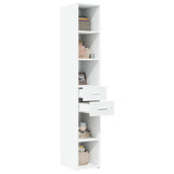 Highboard White 30x42.5x185 cm Engineered Wood 846236