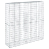 Gabion Basket with Cover 200x50x200 cm Galvanised Iron 3295167