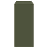 Plant Stand 2 pcs Olive green 24 x 24 x 55 cm Steel 865816