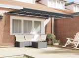 Retractable Awning Anthracite 250 x 200 cm Fabric 3329370