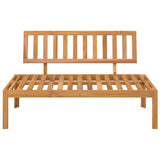 Garden Pallet Middle Sofa Solid Wood Acacia 365845