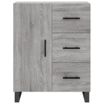 Highboard Grey Sonoma 69.5x34x180 cm Engineered Wood 3199839