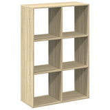 Room Divider Bookcase Sonoma Oak 69.5x29x103.5 cm Engineered Wood 858014