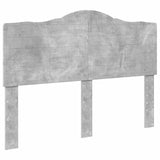 Bed Frame with Drawer Concrete Grey 140 x 190 cm Engineer Wood 3413418