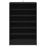 Shoe Cabinet Black 60x35x92 cm Engineered Wood 808946