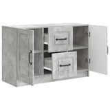 Sideboard Concrete Grey 89 x 34.5 x 57 cm Engineered Wood 895808