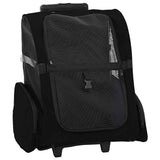 Pet Trolley 3-in-1 Design Black 48x32x cm Oxford Fabric 42007372