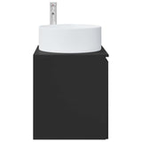 Wall-mounted Sink Vanity Black 49.5 x 44.5 x 65.5 cm 890463