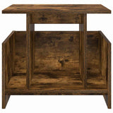 TV Stand Smoked Oak 50 x 35 x 45 cm Engineered Wood 891008