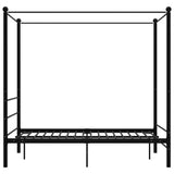 Bed Frame Black Powder-coated metal Double Classic/Traditional 325057