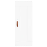 Highboard White 34.5x34x180 cm Engineered Wood 3200233