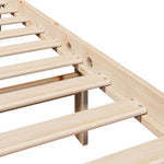 Bed Frame without Mattress 140x190 cm Solid Wood Pine 3305792