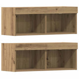 TV Cabinet 4 pcs Artisan oak Engineered wood 3334390