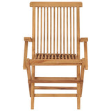 Folding Chairs 8 pcs Solid Teak Wood 3072888