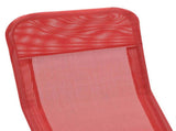 Folding Sun Loungers 2 pcs Textilene Red 44339