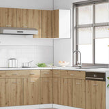 Hanging Corner Cabinet Lyon Artisan Oak 57x57x60 cm Engineered Wood 856123