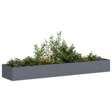 Planter Anthracite 360x80x40 cm Steel 860768