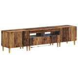 5 Piece LED TV Cabinet Old Wood Engineered Wood 3416769
