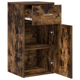 Sideboard with Drawer Smoked Oak 38 x 34 x 75 cm 869550