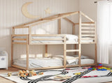 Bunk Bed without Mattress 90x190 cm Single Solid Wood Pine 3281972