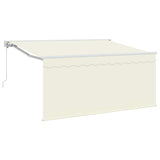 Retractable Awning Cream 300 x 200 cm Polyester and Aluminium 3329493