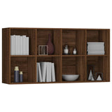 Book Cabinet/Sideboard Brown Oak 66x30x130 cm Engineered Wood 815251