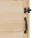 Garden Shed with Roof Natural 59 x 56 x 113.5 cm Solid Fir Wood 42033436