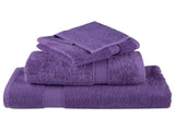 12 Piece Premium Towel Set SOLUND Purple 600 gsm 137579