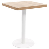 Bistro Table Light Brown 60X60 cm MDF 286429