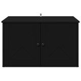 Cat House Black 85 x 55 x 50.5 cm Engineered Wood 8000726