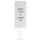 Trade Show Displays 2 pcs White 30 x 23.5 x 210 cm Steel 3407635