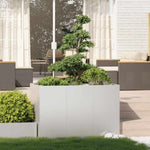 ZNTS Planter 120x80x80 cm Stainless Steel 860791