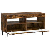 LED TV Cabinet Smoked Oak Engineered Wood 896560