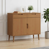 Sideboard MOLDE Caramel 90 x 40 x 80 cm 42020946