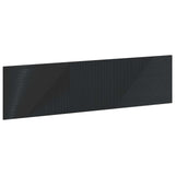 Wall-Mounted Headboard HAARLEM Black Engineered Wood 896926