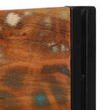 Headboard 100 cm Solid Wood Reclaimed and Iron 4017544